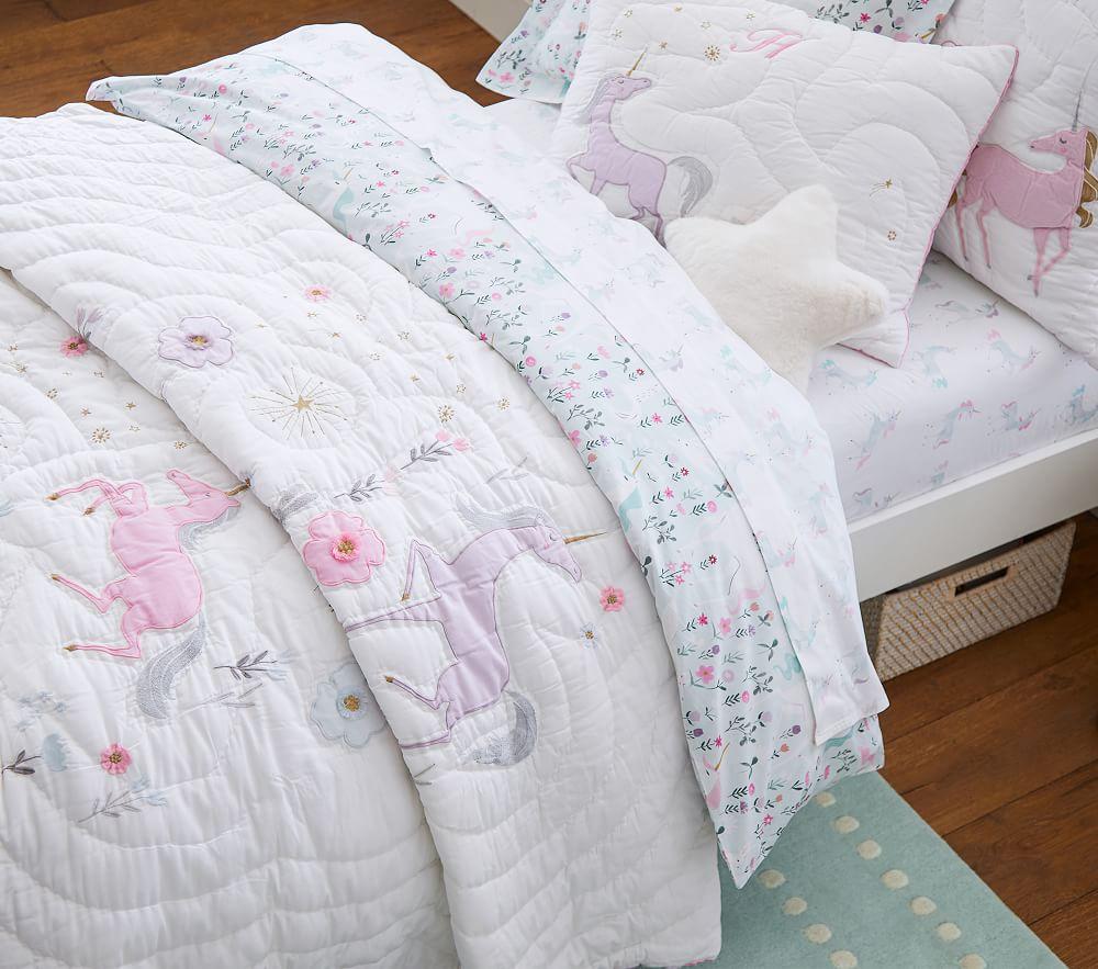 Organic Mystical Unicorn Sheet Set